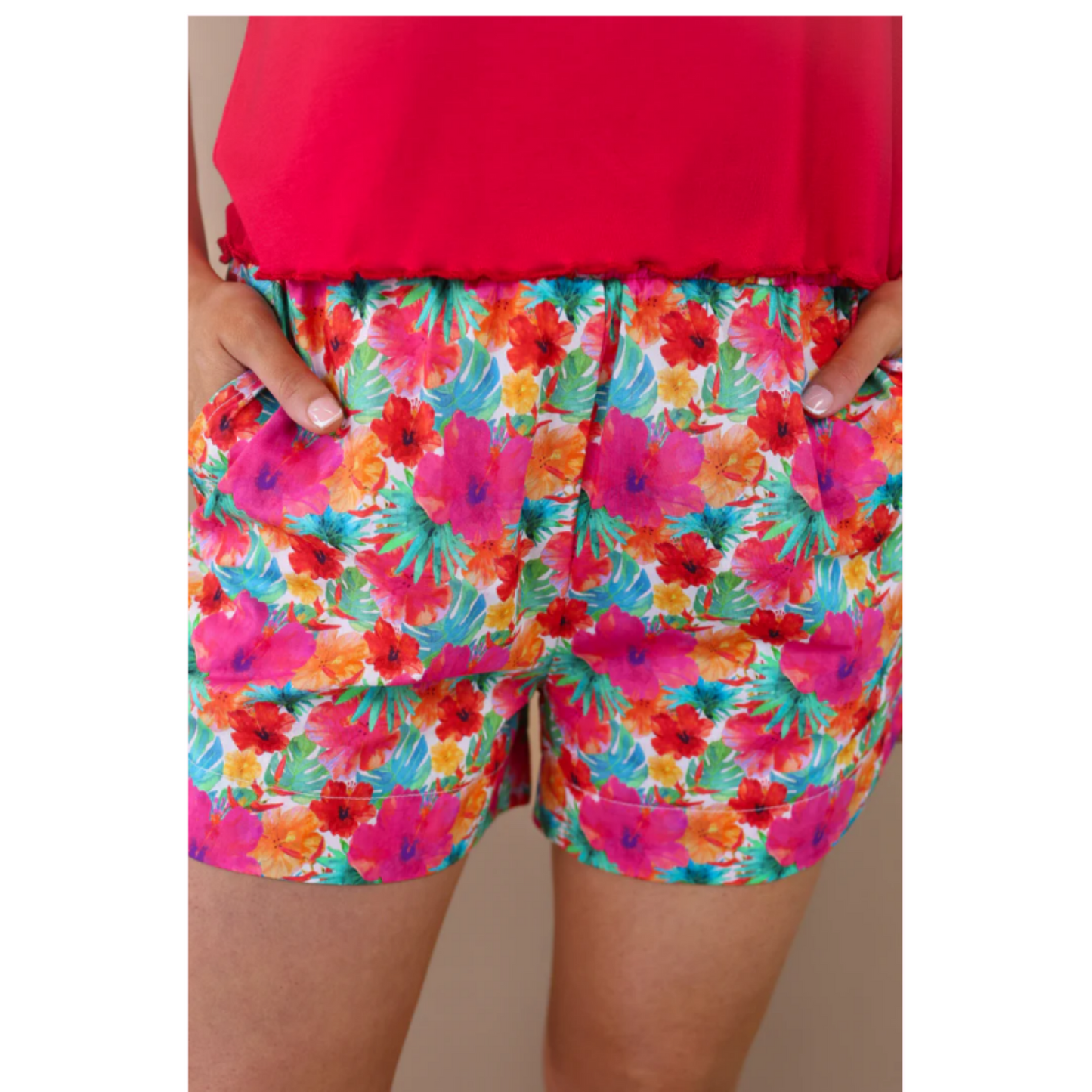 Casual Outings Tropical Shorts