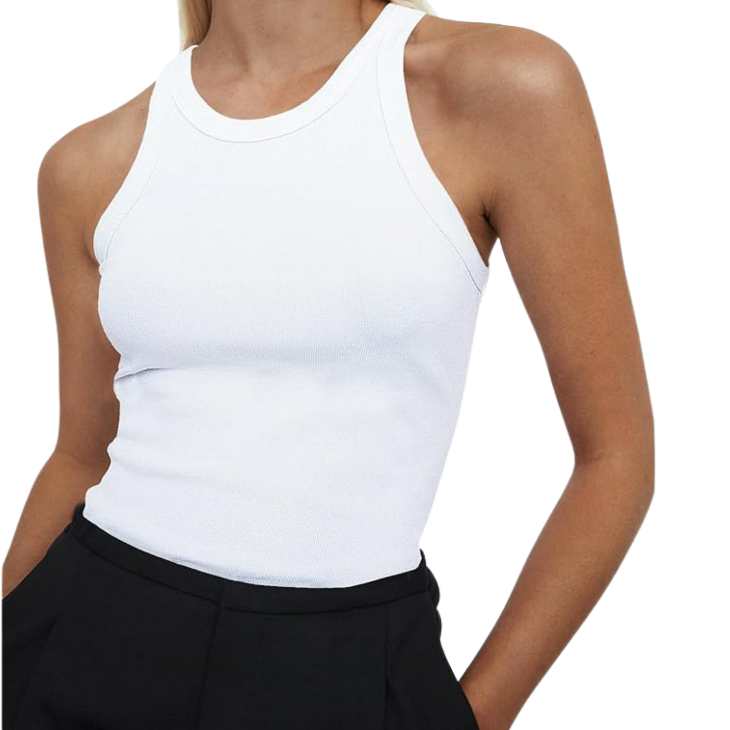 Ribbed Razor Back Tank