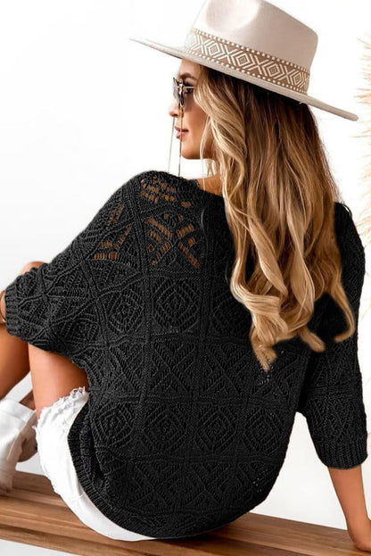 On The Edge Crochet Top