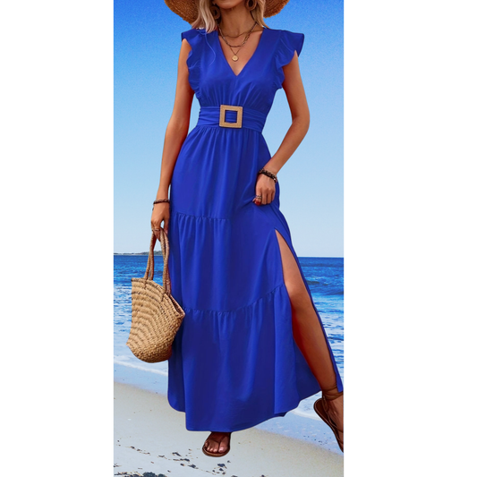 Blue Crush Belted Maxi