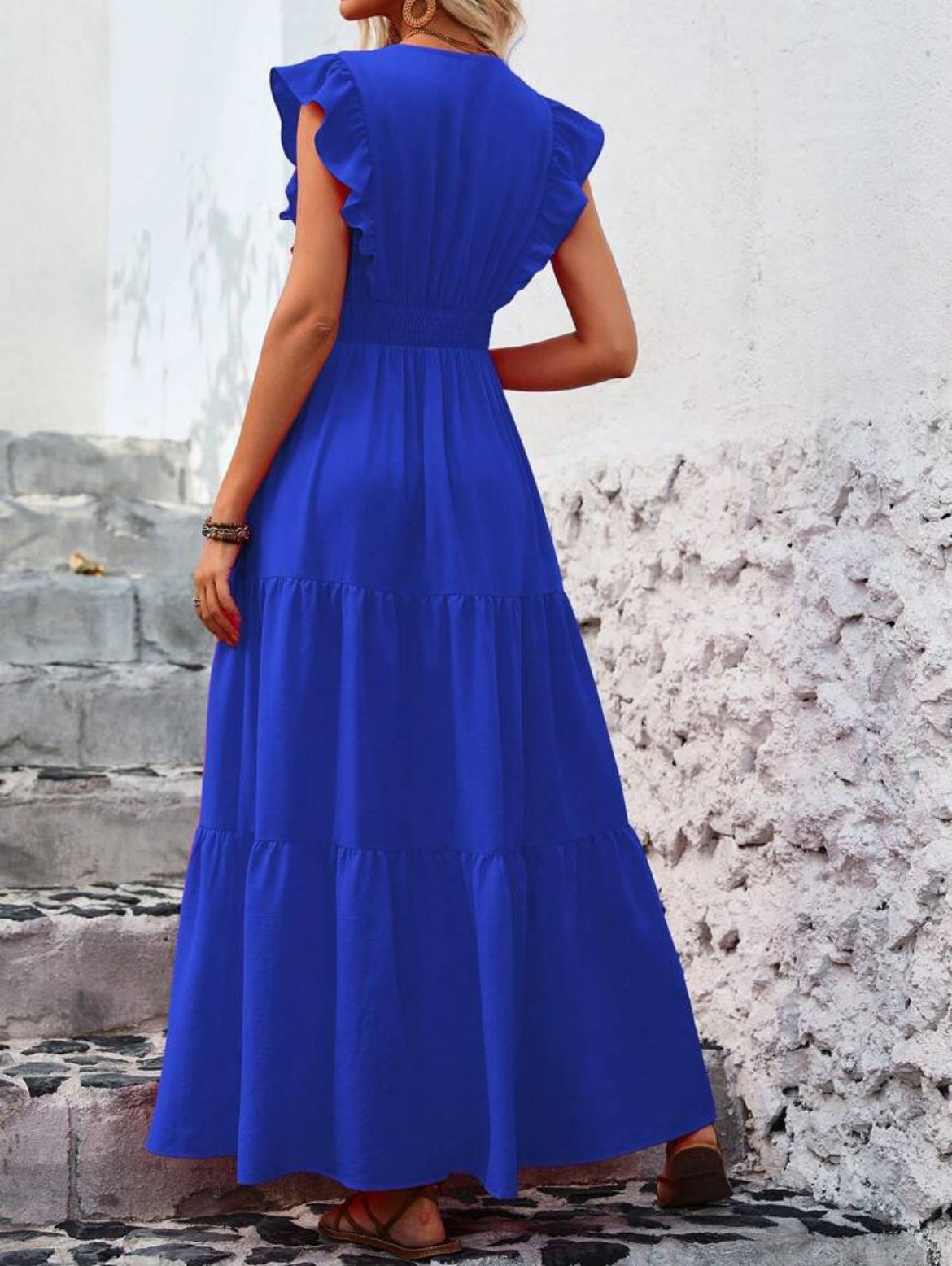 Blue Crush Belted Maxi