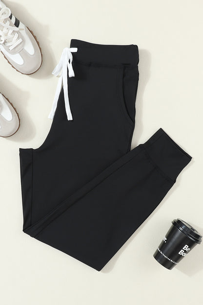 DRAWSTRING JOGGERS with pockets