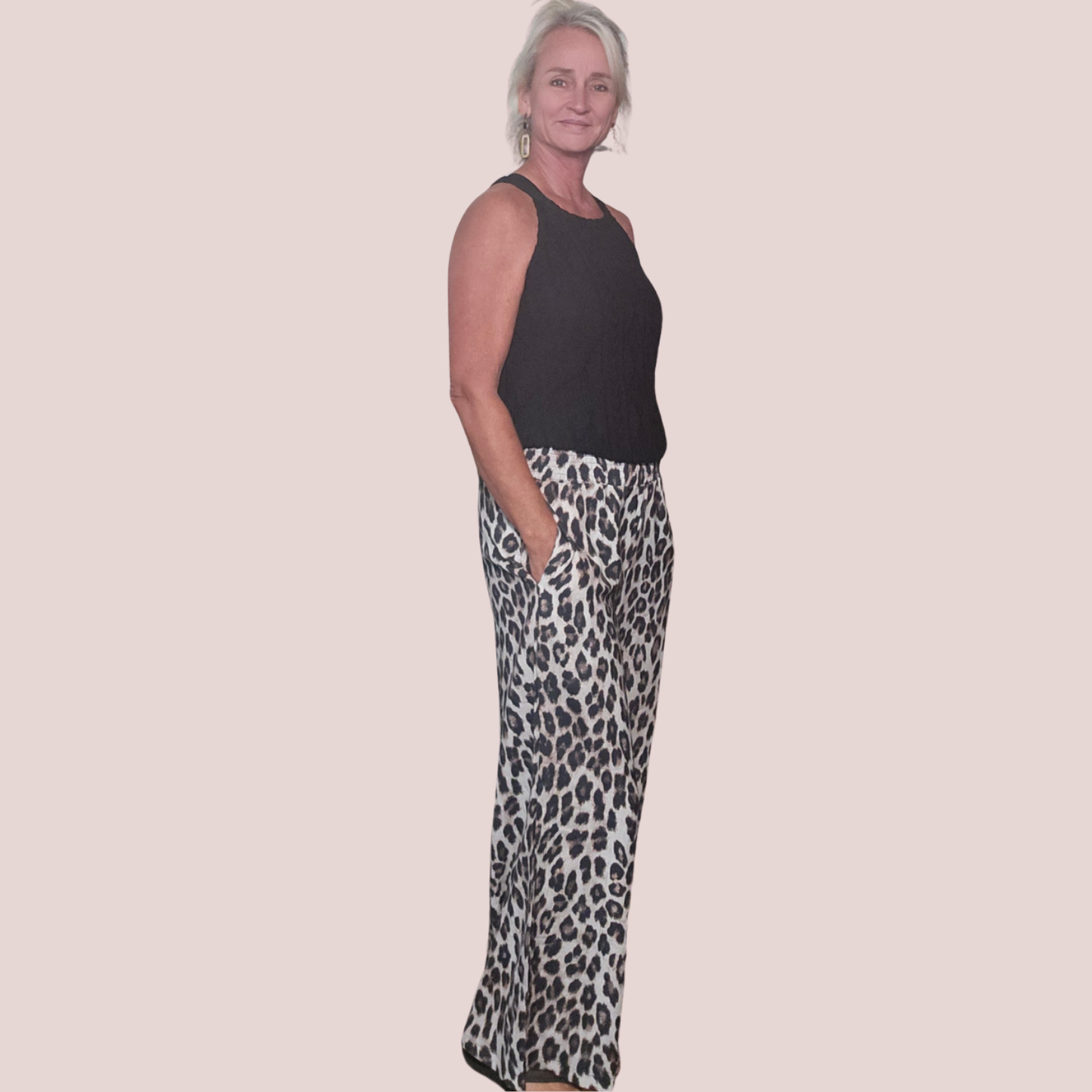 Leopard Luxe Pants