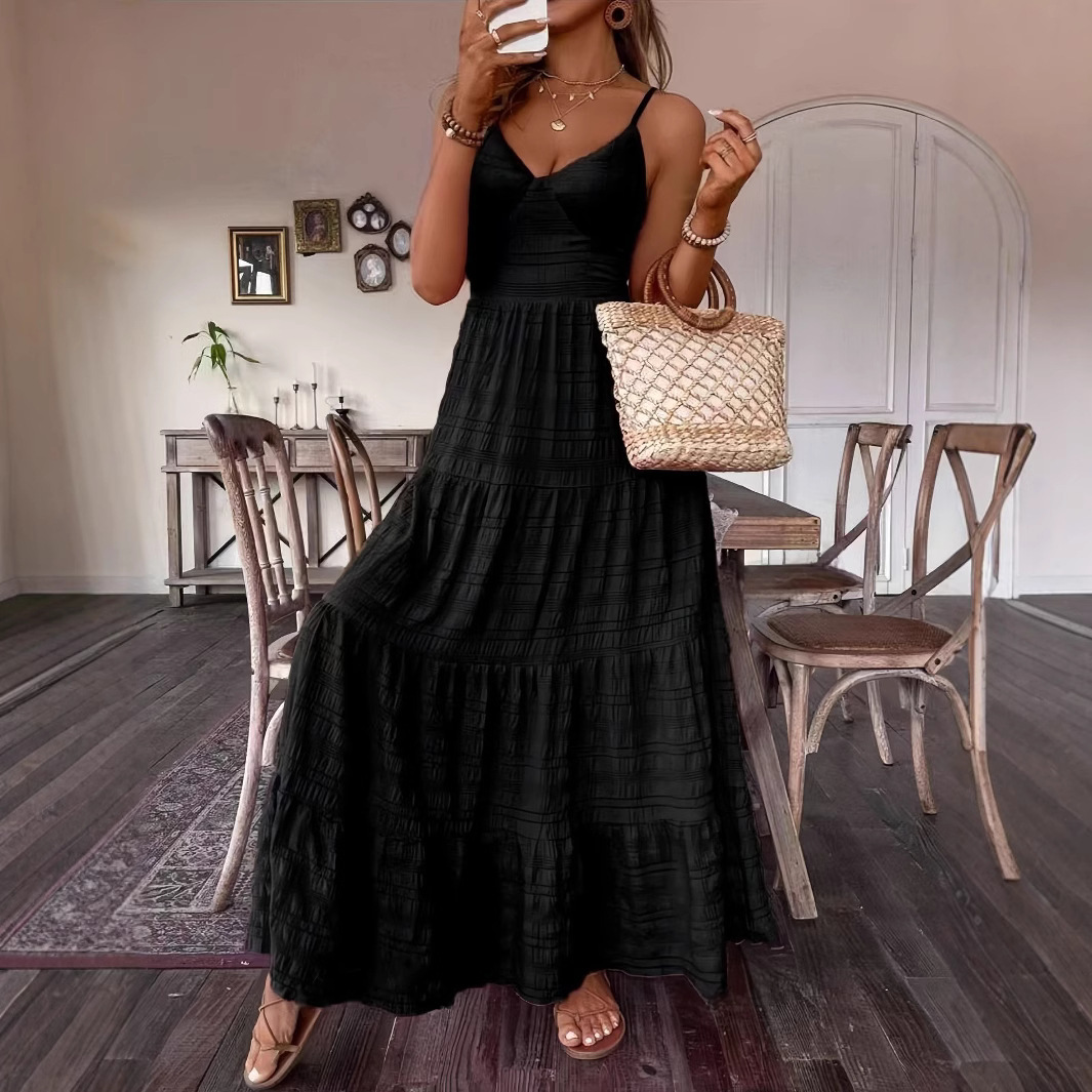 Bohemian Black Beauty Maxi Dress