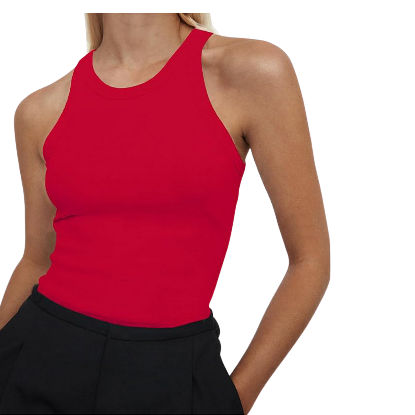 Ribbed Razor Back Tank